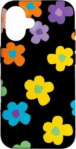 Vista 32 de Cute Flower Pattern Multicolor Wildflower Floral Yellow Case for iPhone 17