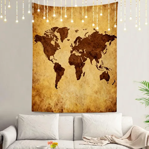Vista 50 de Shrahala Tapiz de pared de hojas de arce otoñal, hojas rojas llameantes, fondo negro, tapiz grande para colgar en la pared, tapiz decorativo