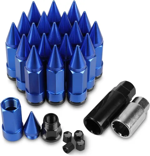Vista 12 de 20 tuercas antirrobo M12x1.5, repuesto para fusión 2006-2019, enfoque 2012-2019, rueda de escape 2001-2019 (negro) Repuesto para 2006-2019 Fusion