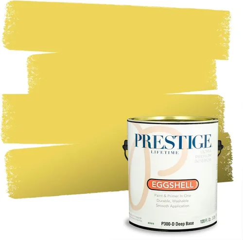 Vista 127 de PRESTIGE Pinturas de pintura exterior e imprimación en uno, 1 galón, plano, combinación comparable de Benjamin Moore* Pila de heno