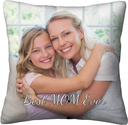 Vista 14 de Funda de almohada personalizada con imagen, funda de almohada de terciopelo personalizada de 16 x 16 pulgadas con texto fotográfico, regalos