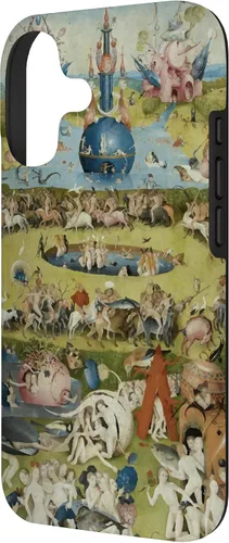 Vista 2 de Hieronymus Bosch - Carcasa para iPhone 17, diseño de jardín de las delicias terrenales