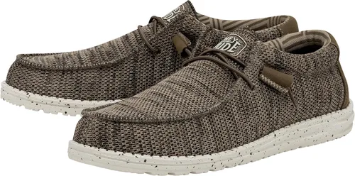 Vista 4 de Hey Dude Wally Sox - Mocasines con cordones, para hombres, calzado cómodo y ligero