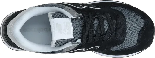 Vista 6 de New Balance Tenis 574 V1 Core para hombre, NegroGris