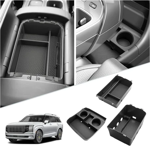 Vista 11 de SKTU Paquete de 2 para 2024 2025 2026 Organizador de Consola Central Chevy Traverse para 2024 2025 2026 Bandeja de Consola Chevy Traverse 2024 2025