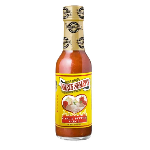 Vista 2 de Marie Sharp's Salsa de ajo y pimienta, 10 onzas