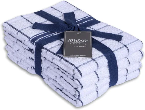 Vista 26 de AMOUR INFINI Juego de 8 paños de cocina ultra suaves, altamente absorbentes, de secado rápido, paños de cocina y limpieza de 12 x 12 pulgadas