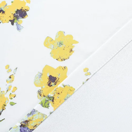 Vista 5 de DriftAway Cortinas florales para dormitorio, 84 pulgadas de largo, para sala de estar, con forro de acuarela, cortinas opacas con aislamiento