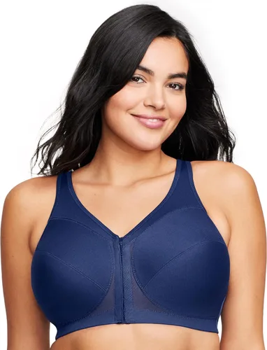 Vista 33 de Sostén Glamorise de mujer, tamaño plus, postura mágica elevada, apoyo de espalda, negro, 48I