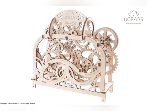Vista 4 de UGEARS - Theater, 3D Wood Mounting Kit Without Glue (Theatre)