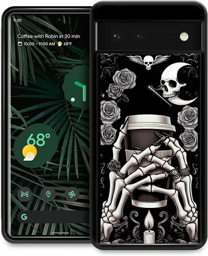 Vista 247 de Compatible con Google Pixel 4A 5G Mobile Case Creative Acrylic Back Panel Silicona Edge Case Slim Protección Especialmente para Google Pixel 4A 5G