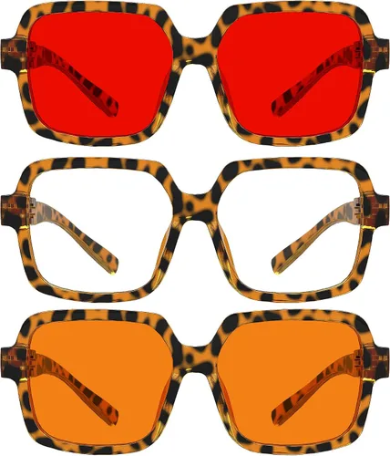 Vista 179 de Eyekepper Gafas de luz azul para hombre y mujer, paquete de 6 lentes Pilot Paquete de 6 color mezclado