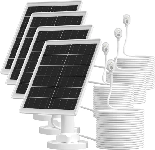 Vista 10 de Cargador de panel solar de 5 W compatible con cámara Arlo Pro 5S/Pro 4/Pro 3/Ultra/Ultra 2/Go 2, carga de paneles solares con cable de carga