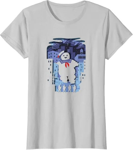 Vista 21 de Ghostbusters Experimental Depth Stay Puft - Camiseta, gris, S