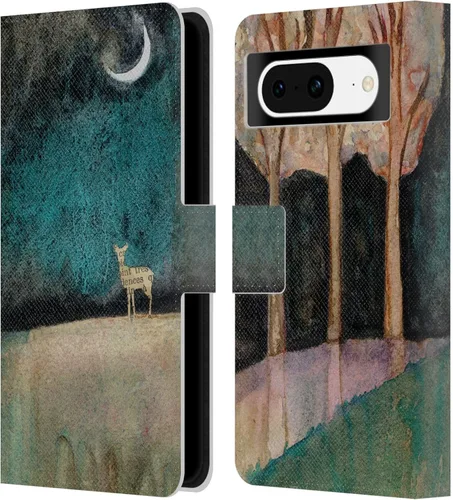Vista 16 de Head Case Designs Officially Licensed Wyanne Half Light Nature 2 Leather Wallet Case Compatible with Google Pixel 8
