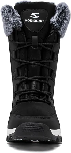 Vista 4 de HOBIBEAR - Botas de nieve de invierno para mujer