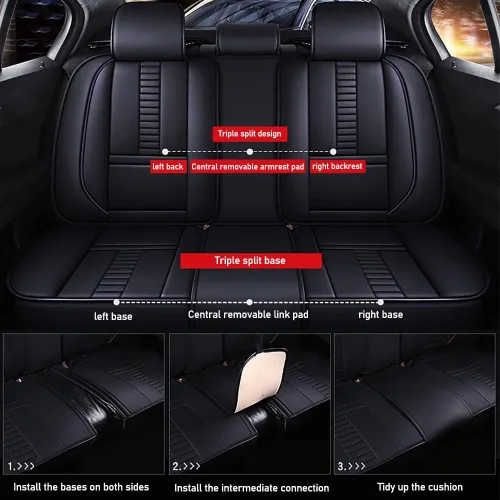 Vista 9 de Funda de asiento de coche impermeable para Chevrolet Chevy Silverado 1500 2007, accesorios de funda de asiento automotriz antideslizante