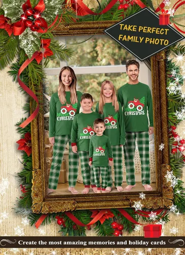 Vista 4 de Rnxrbb Set Family Christmas Pajamas Holiday Xmas Pjs