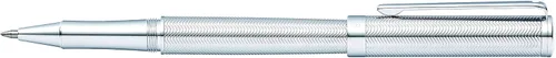 Vista 2 de Sheaffer Bolígrafo de punta redonda cromada grabada intensamente con tapa cromada y ribete Cromo grabado