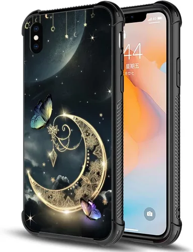 Vista 7 de DAIZAG Funda compatible con iPhone XR, protección completa, a prueba de golpes, antiarañazos, funda de poliuretano termoplástico para hombre y Flor