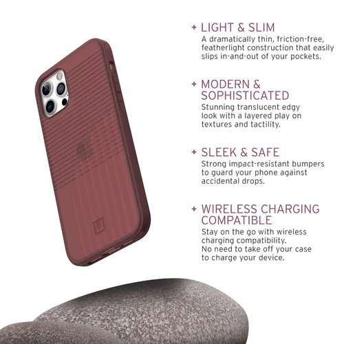 Vista 3 de URBAN ARMOR GEAR [U] by UAG - Funda protectora para iPhone 12 / iPhone 12 Pro [pantalla de 6.1 pulgadas] Aurora resistente, ligera, delgada