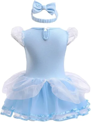 Vista 27 de Dressy Daisy Disfraz de princesa para bebé, disfraz de tutú de tul para cumpleaños, Halloween, traje con diadema