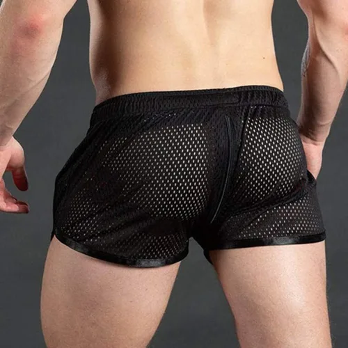 Vista 2 de Stoota Pantalones cortos de verano de los hombres 2020 de los pantalones cortos del bóxer, traje de baño sexy playa Fitness Briefs traje de baño