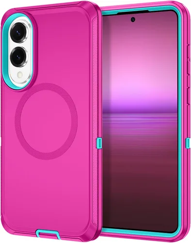 Vista 13 de I-HONVA para Samsung Galaxy S25 Plus, Funda para Galaxy S24 Plus [Compatible con MagSafe] Protección de 3 capas a prueba de golpes