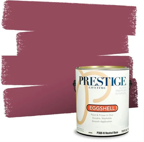 Vista 102 de Prestige Paints - Pintura exterior e imprimación en uno, 1 galón, plano, E500-P-A011GP