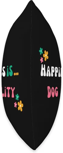 Vista 2 de Dog Agility Lover - groovy Happiness is dog agility Throw Pillow