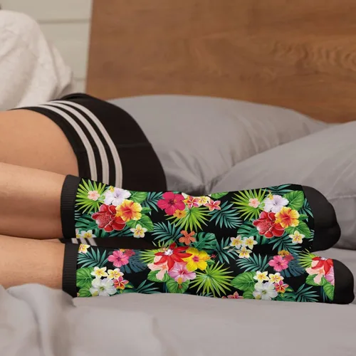 Vista 4 de Mouxue Calcetines locos del tubo del equipo de la novedad divertida, calcetines casuales del vestido de las mujeres de los hombres