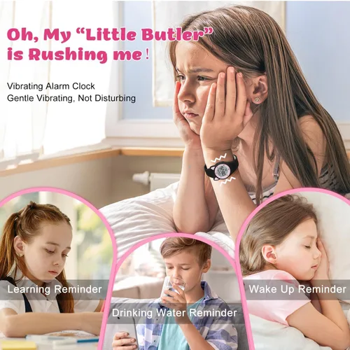 Vista 4 de BEN NEVIS Kids Watch, Digital Watch for Boys Girls, Sport Watch with Fitness Tracker, Alarm Clock, Stopwatch, No App and Waterproof, Watch for Kids