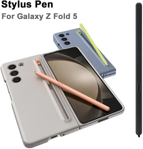 Vista 2 de Lápiz óptico para Galaxy Z Fold 5, pantalla táctil S Pen reemplazo con 3 puntas para Z Fold5 (negro)