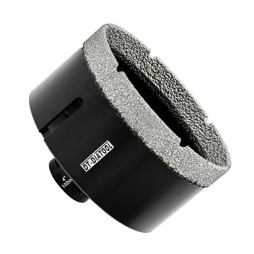 Vista 31 de DT-DIATOOL Broca de núcleo de diamante de 1/4 pulgada con hilo 5/8"-11 de vacío soldado para baldosas de porcelana, cerámica, gres, mármol, granito