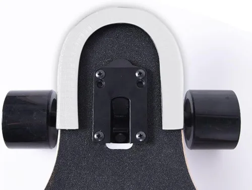 Vista 8 de MAXPRO Protector de cubierta de patineta, protección de borde de cubierta de longboard, cubierta de goma duradera que absorbe los golpes con Negro