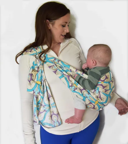 Vista 14 de lite-on-shoulder bebé sling, Aegean