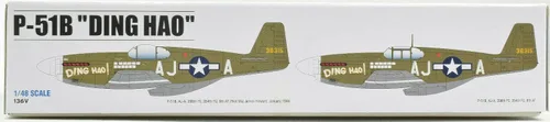 Vista 2 de Premium Hobbies P-51B Ding Hao 1:48 Modelo de Plástico Avión Kit 136V