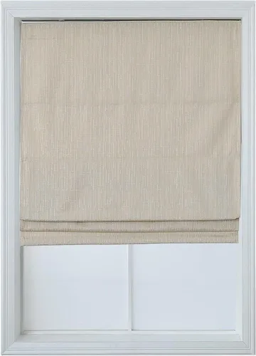 Vista 7 de Everyday Celebration Persianas Romanas sin Cordón 100% Opacas - Persianas de Ventana con Aislamiento Térmico para Uso Interior, Blanco Perla, 23" An