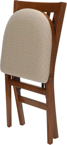 Vista 8 de Stakmore School House - Juego de 2 sillas plegables, madera de fruta, 8.25 pulgadas de profundidad x 17 pulgadas de ancho x 35.5 pulgadas de alto