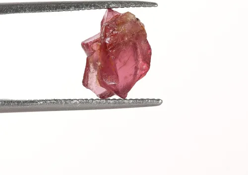 Vista 2 de GEMHUB Cristal curativo áspero AAA+Piedra de granate rojo pequeño 3.10 Ct. piedra preciosa suelta para envoltura de alambre, Gema, Granate africano