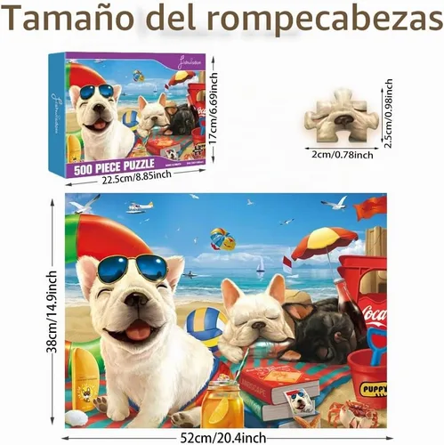 Vista 8 de Rompecabezas de 500 piezas y rompecabezas de 300 piezas para niños, adolescentes y adultos
