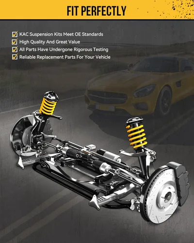 Vista 3 de KAC Brazo de Control Inferior Delantero Compatible con Mazda 5 2006-2010, para Kit de Reemplazo de Brazos de Suspensión Mazda 3 2004-2009