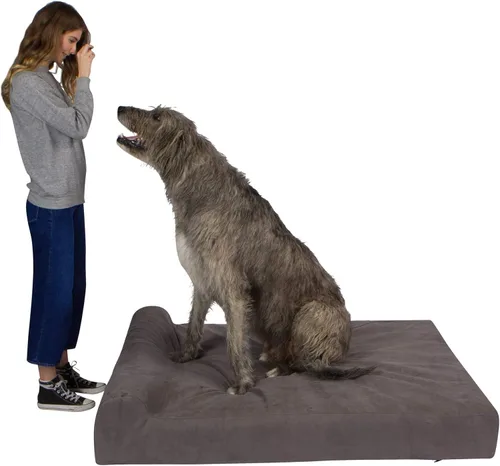 Vista 9 de Pet Support Systems Lucky Dog - Cama ortopédica de espuma viscoelástica de 7 pulgadas para perro, tamaño XXXL, azul