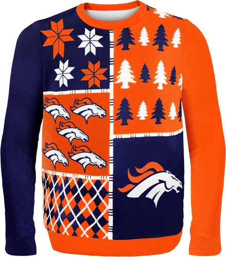 Vista 21 de FOCO NFL Unisex-Adult NFL Busy Block Ugly Sweater