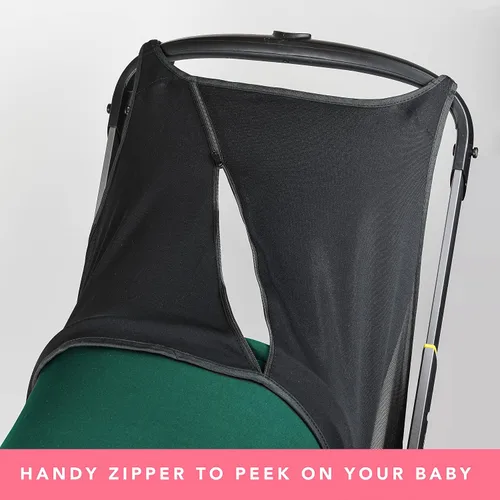 Vista 5 de Baby & Beyond 's, extensión de sombrilla, compatible con cochecito de asiento infantil Doona