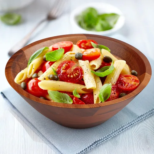Vista 5 de AIDEA Cuencos de madera de acacia, juego de 4 de 7 pulgadas para ensalada, sopa, fideos y más