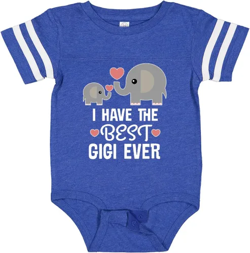 Vista 22 de inktastic Best Gigi Grandma Ever Grandchild Baby Bodysuit 0040 Negro
