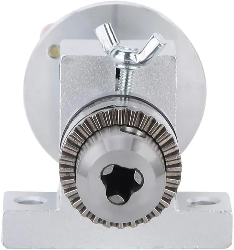 Vista 9 de Centro giratorio vivo de carpintería de bricolaje con llave para mini máquina de torno