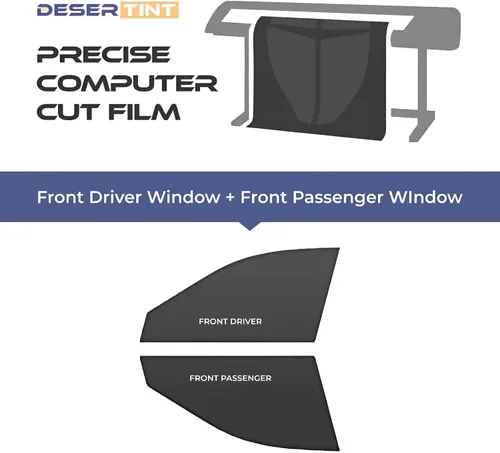 Vista 3 de Película de tinte precortada para ventanas de coches - Kit de ventanas tintadas precortadas para automoción - Película de protección solar 5%, 20%