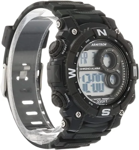 Vista 3 de Armitron Sport - Reloj de pulsera para hombre, reloj digital de resina con cronógrafo, 408284